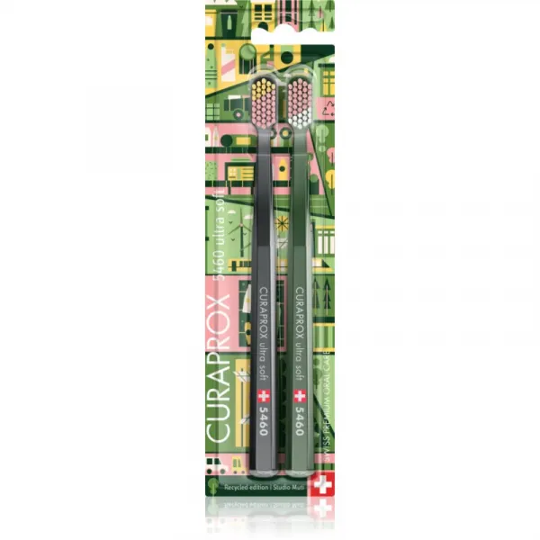 Curaprox Limited Edition Recycled edition zubné kefky 5460 Ultra Soft 2 ks
