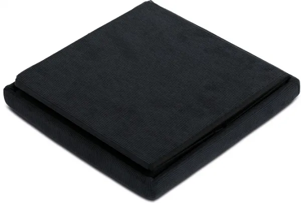 AUTRONIC taburet s úložným priestorom TAB-471 BK6 čierny, menčester