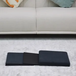 AUTRONIC taburet s úložným priestorom TAB-471 BK6 čierny, menčester