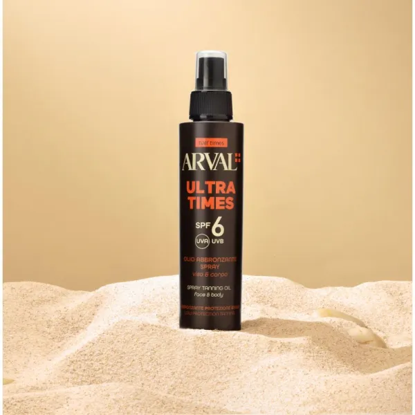 Arval Half Times Ultra Times SPF 6 opaľovací olej na tvár a telo 125 ml