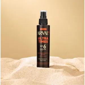 Arval Half Times Ultra Times SPF 6 opaľovací olej na tvár a telo 125 ml