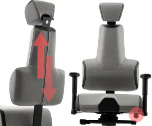 Zdravotná ergonomická stolička Therapia Energy+ Black Color Collection