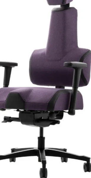 Zdravotná ergonomická stolička Therapia Energy+ Black Color Collection