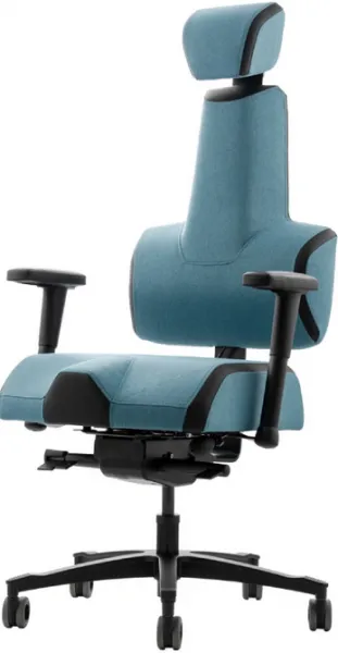 Zdravotná ergonomická stolička Therapia Energy+ Black Color Collection