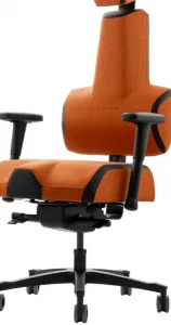 Zdravotná ergonomická stolička Therapia Energy+ Black Color Collection
