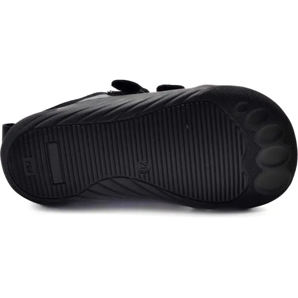 PEGRES SBF 57 Detské barefoot topánky, čierna, veľkosť