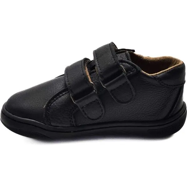 PEGRES SBF 60F Detské barefoot topánky, čierna, veľkosť