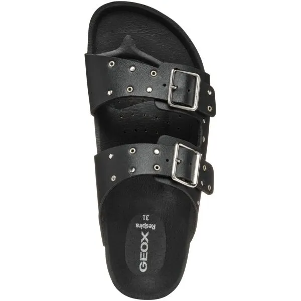Black Girls' Slippers Geox Adriel - Girls