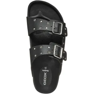 Black Girls' Slippers Geox Adriel - Girls