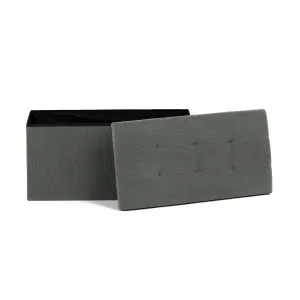 AUTRONIC taburet s úložným priestorom TAB-472 GRN6 zelený, menčester