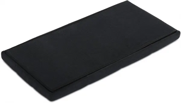 AUTRONIC taburet s úložným priestorom TAB-472 BK6 čierny, menčester