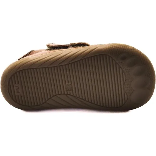 PEGRES SBF 60 Detské barefoot topánky, hnedá, veľkosť