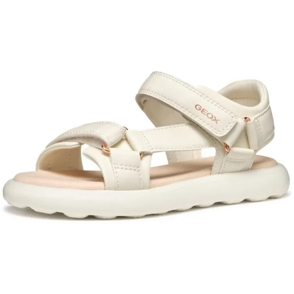 Geox J SANDAL PUFFYPOP C Dievčenské sandále, béžová, veľkosť