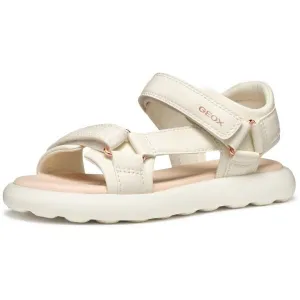 Geox J SANDAL PUFFYPOP C Dievčenské sandále, béžová, veľkosť