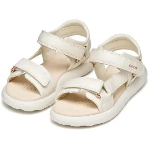 Geox J SANDAL PUFFYPOP C Dievčenské sandále, béžová, veľkosť