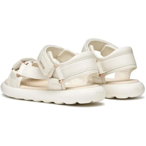 Geox J SANDAL PUFFYPOP C Dievčenské sandále, béžová, veľkosť