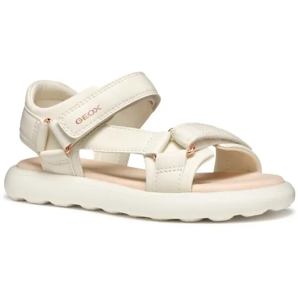 Geox J SANDAL PUFFYPOP C Dievčenské sandále, béžová, veľkosť