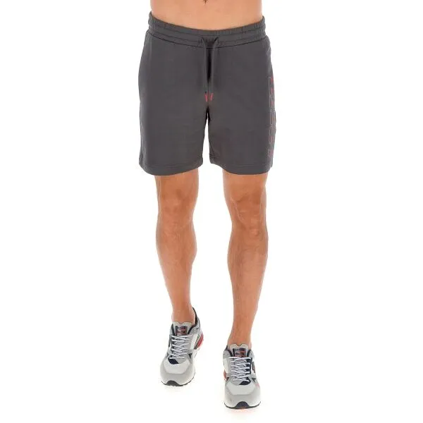 Lotto LOGO UNO SHORTS Pánske šortky, tmavo sivá, veľkosť