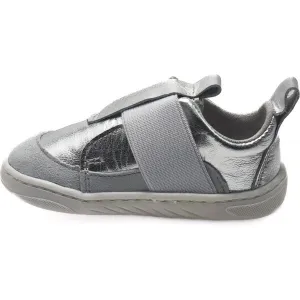 PEGRES SBF 64 Detské barefoot topánky, strieborná, veľkosť