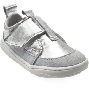 PEGRES SBF 64 Detské barefoot topánky, strieborná, veľkosť