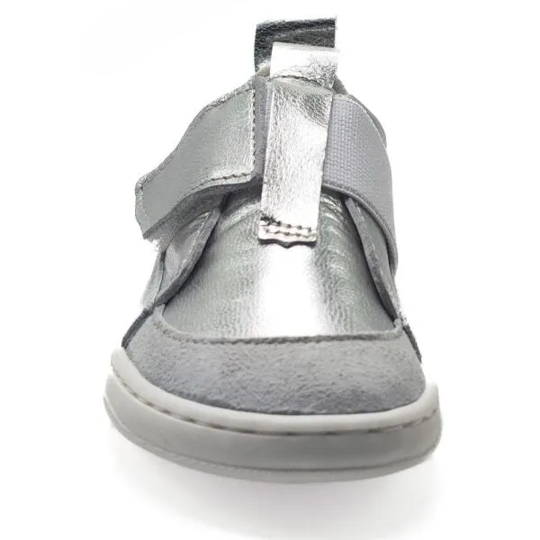 PEGRES SBF 64 Detské barefoot topánky, strieborná, veľkosť