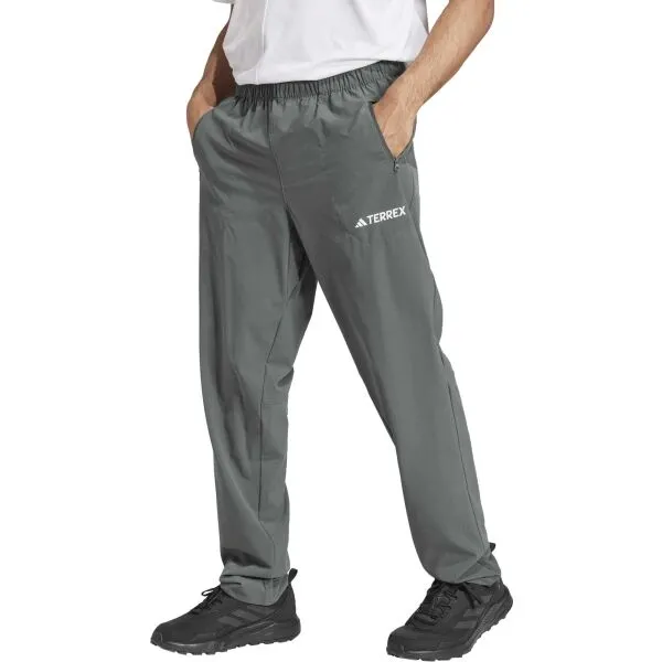 adidas MULTI ESSENTIALS PANTS Pánske turistické nohavice, sivá, veľkosť