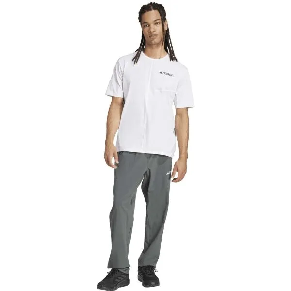 adidas MULTI ESSENTIALS PANTS Pánske turistické nohavice, sivá, veľkosť