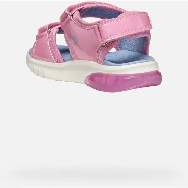 Geox J SANDAL CIBERDRON A Dievčenské sandále, ružová, veľkosť