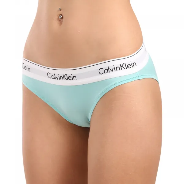 Dámske nohavičky Calvin Klein zelené (F3787E-VOG) M