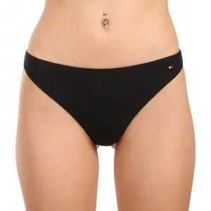 3PACK dámske tangá Tommy Hilfiger čierne (UW0UW05752 0V6) M