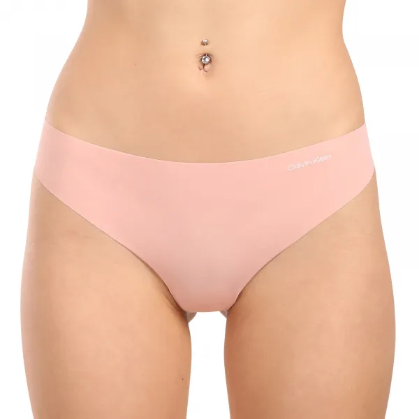 3PACK dámske tangá Calvin Klein bezšvová viacfarebná (QD3558E-WAM) M