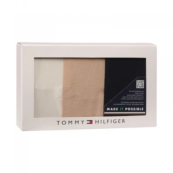 3PACK dámske tangá Tommy Hilfiger bezšvová viacfarebná (UW0UW05969 0V1) M