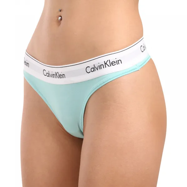 Dámske nohavičky CALVIN KLEIN THONG-Beau Blue