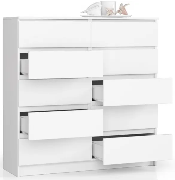Ak furniture Komoda Kuba 120 cm biela