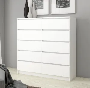 Ak furniture Komoda Kuba 120 cm biela