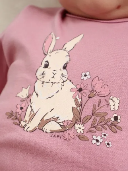 Detské body SWEET BUNNY s krátkym rukávom