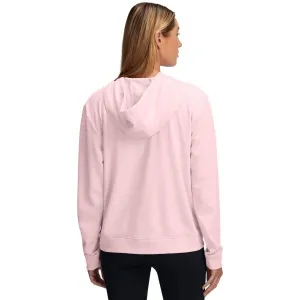 Under Armour UA RIVAL TERRY HOODIE mikina, ružová, veľkosť