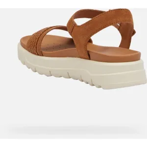 Brown women's sandals Geox Xand 2.1S - Women's