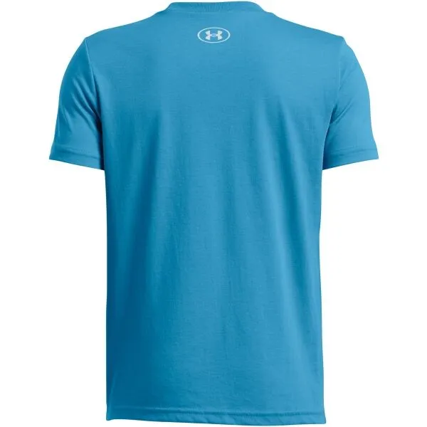 Chlapčenské tričko s krátkym rukávom UNDER ARMOUR UA B LOGO WORDMARK SS-BLU