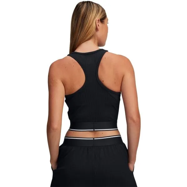 Under Armour UA MERIDIAN RIB BRANDED TANK Športové tielko, čierna, veľkosť
