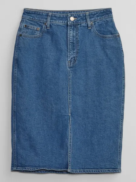 GAP Denim Midi Skirt - Women