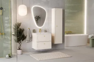 ArtCom Skrinka pod umývadlo DONNA Sand 82-60-46-2S | 60 cm