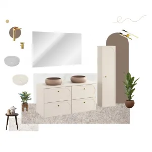 ArtCom Skrinka pod umývadlo DONNA Sand 82-80-46-2S | 80 cm