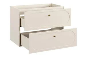 ArtCom Skrinka pod umývadlo DONNA Sand 82-80-46-2S | 80 cm