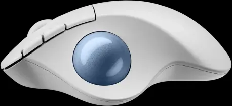 Logitech M575S ERGO - bezdrôtový trackball - šedobiela