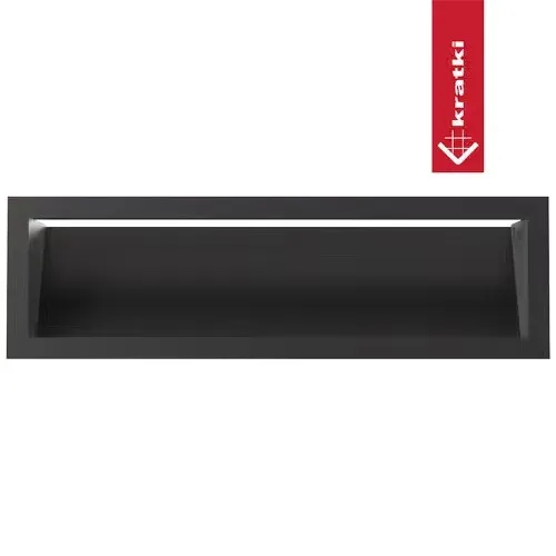 Kratki | Tunelová mriežka LUFT 120x600 45S - čierna LUFT/12/60/45S/C