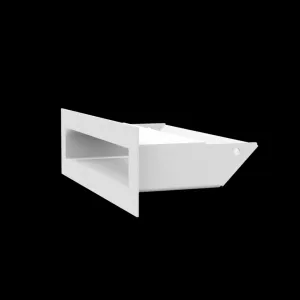 Kratki | Tunelová mriežka LUFT 60x200 45S - biela LUFT/6/20/45S/B