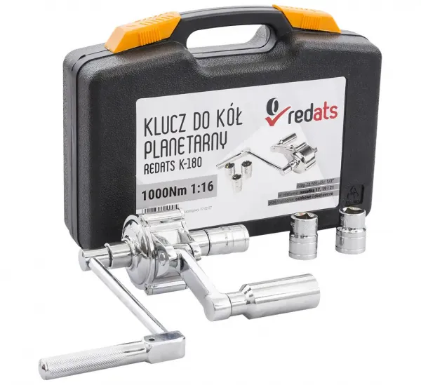 Uťahovák, násobič momentu REDATS K-180, 1:16, 1000 Nm, Redats 07-02-07