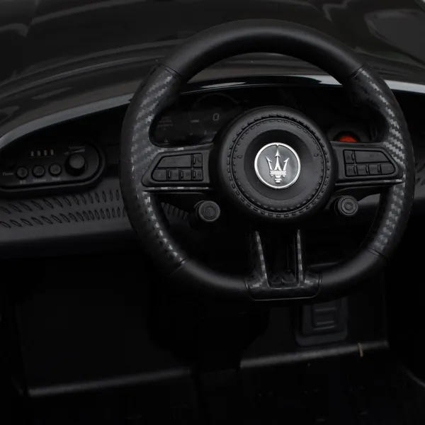 Elektrické autíčko Maserati GranTurismo Baby Mix čierne