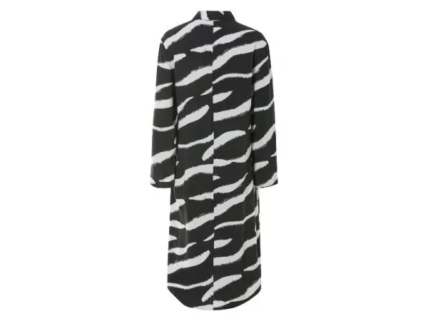 esmara® Dámske blúzkové šaty (vzor/čierna/biela, 40)